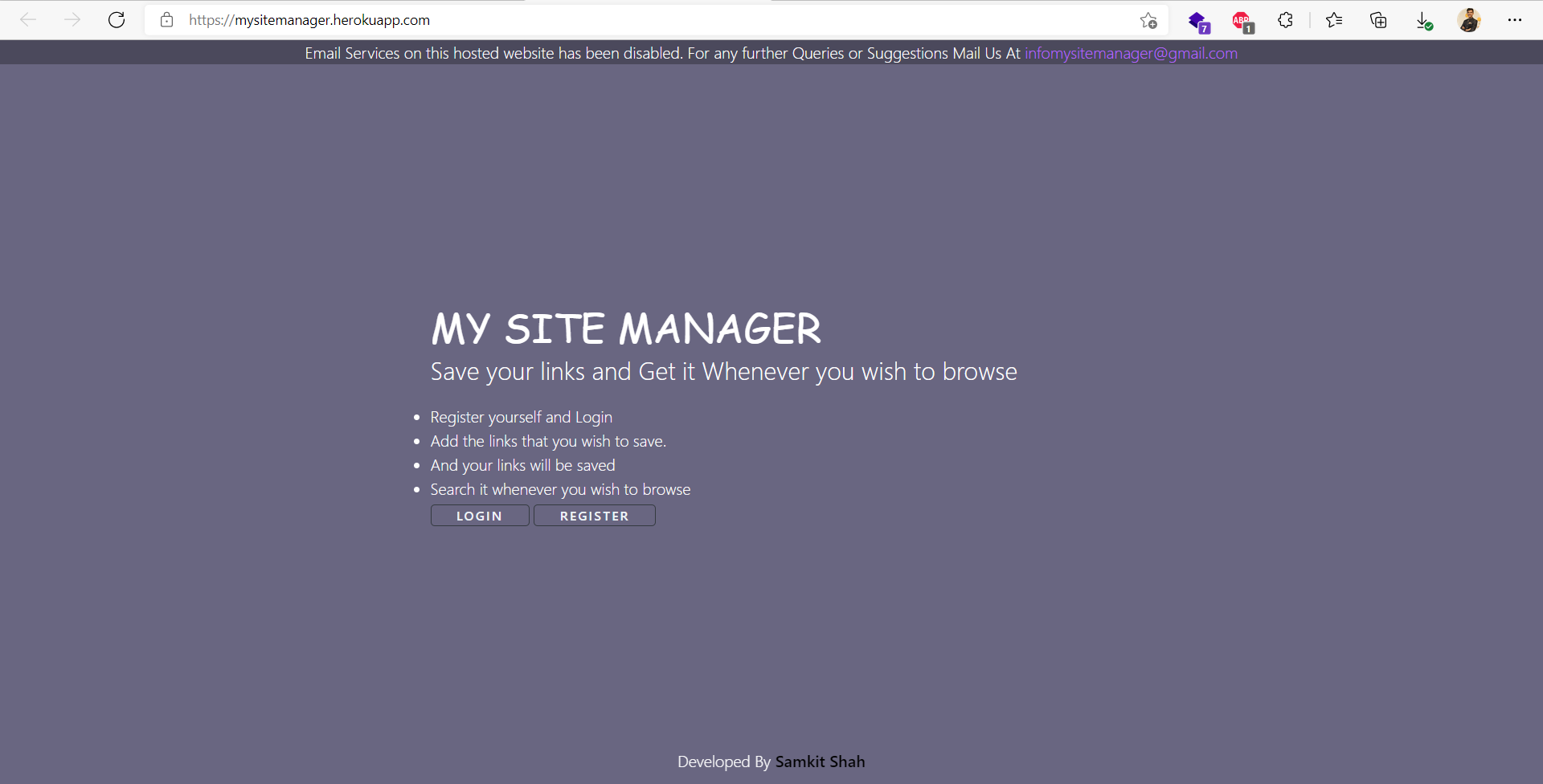 My Site Manager